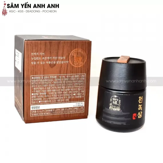 Cao hồng sâm nhung hươu kgc Cheon Nok 180g